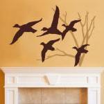 Ducks In Flight And Bare T..