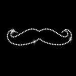 Mustache Outline Rhineston..