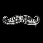 Mustache Rhinestone Transf..