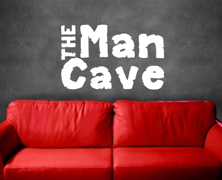 Vinyl Decal Man Cave Vinyl Wall Decal 22233 on Luulla